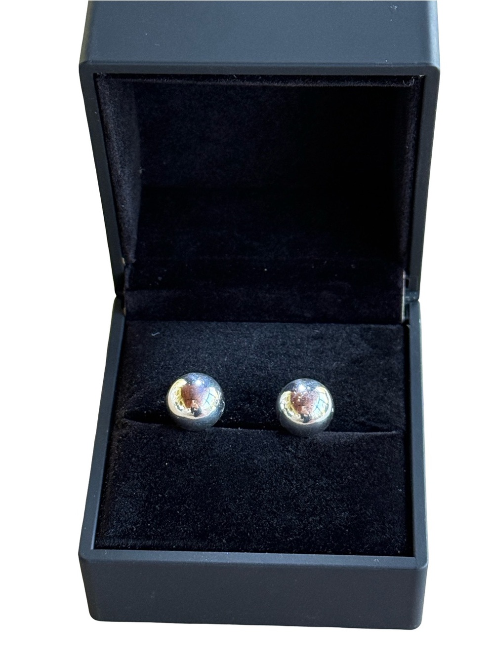 Tiffany & Co. HardWear Ball Bead Stud Earrings Sterling Silver🩵